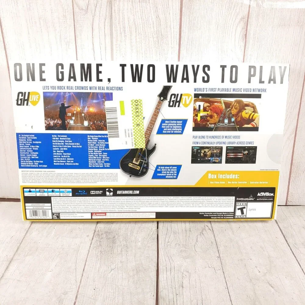 SEALED - Guitar Hero Live Bundle (Sony PlayStation 3 PS3, 2015) - BRAND NEW